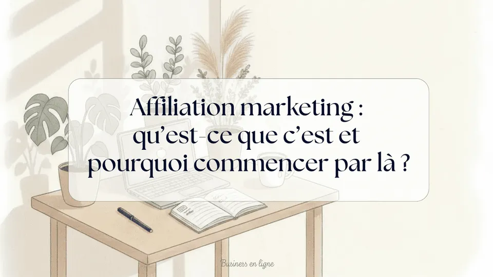 débuter en affiliation marketing