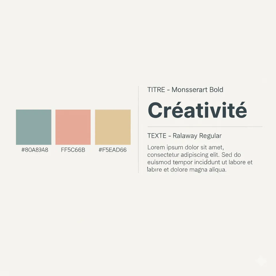 palette graphique tutoriel canva