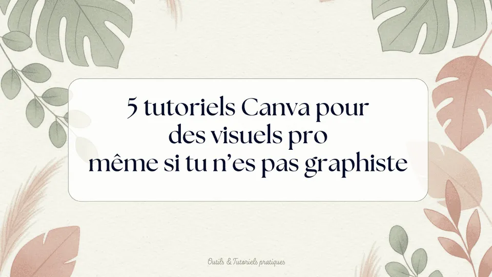 tutoriels canva visuels pro
