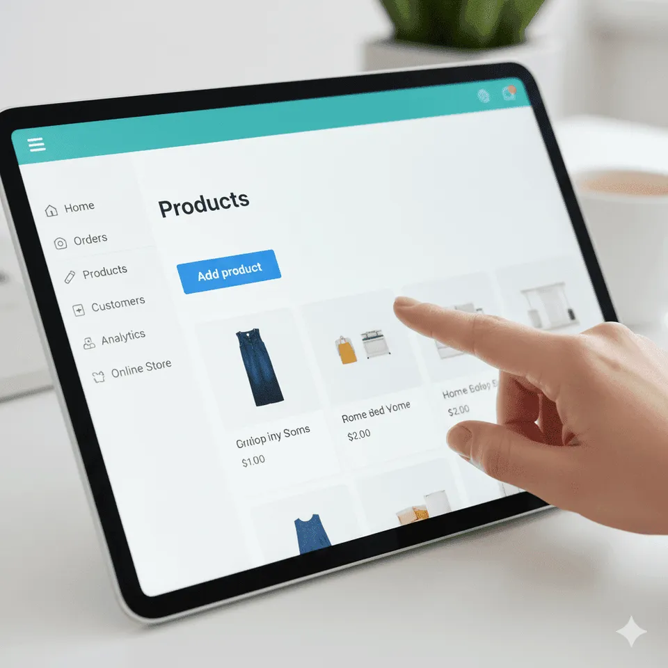 interface Shopify boutique en ligne