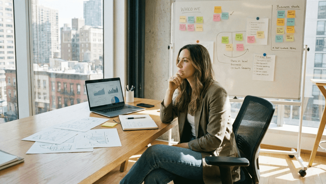 Femme ressentant le syndrome de l'imposteur au travail