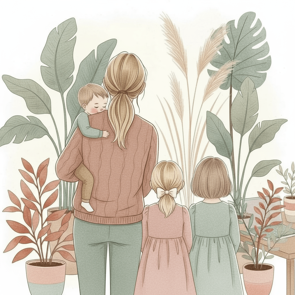 Gaëlle et ses enfants — Maman Entreprend