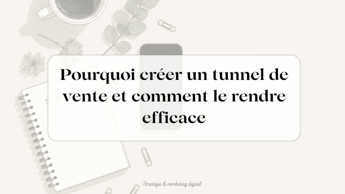 créer tunnel de vente
