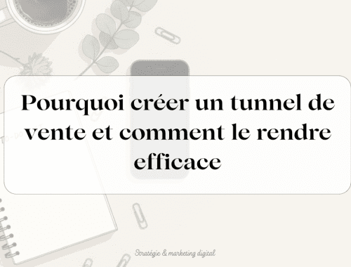 créer tunnel de vente