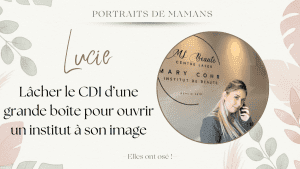 portrait lucie gérante institut de beaute