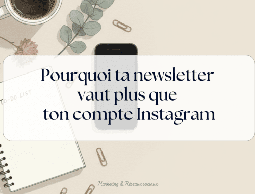 Instagram vs newsletter
