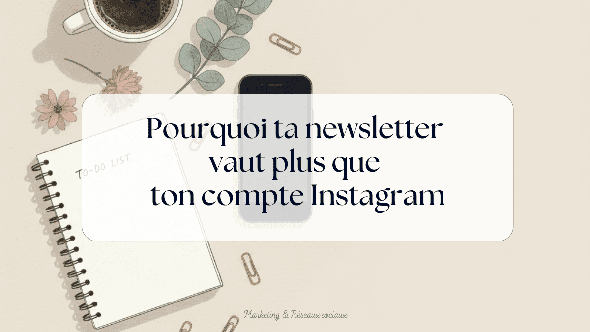 Instagram vs Newsletter : Pourquoi tu construis ton empire sur des sables mouvants