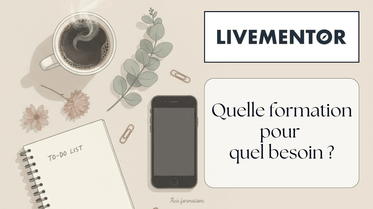 Quelle formation LiveMentor choisir pour lancer son business ? (Le guide comparatif)