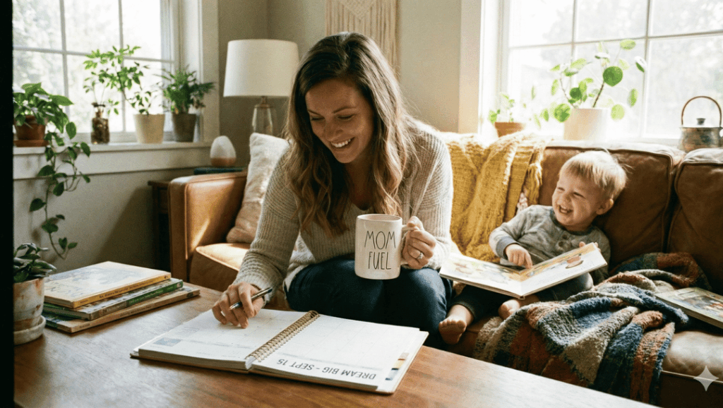 idée travail a la maison maman