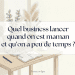 business en ligne maman entrepreneure