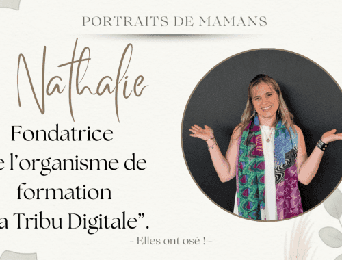 Nathalie portrait fondatrice etre maman est un plus
