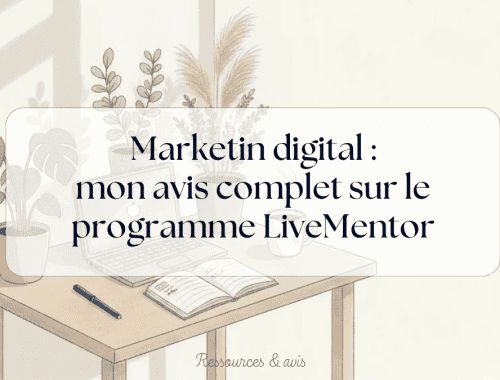 avis formation marketing digital LiveMentor
